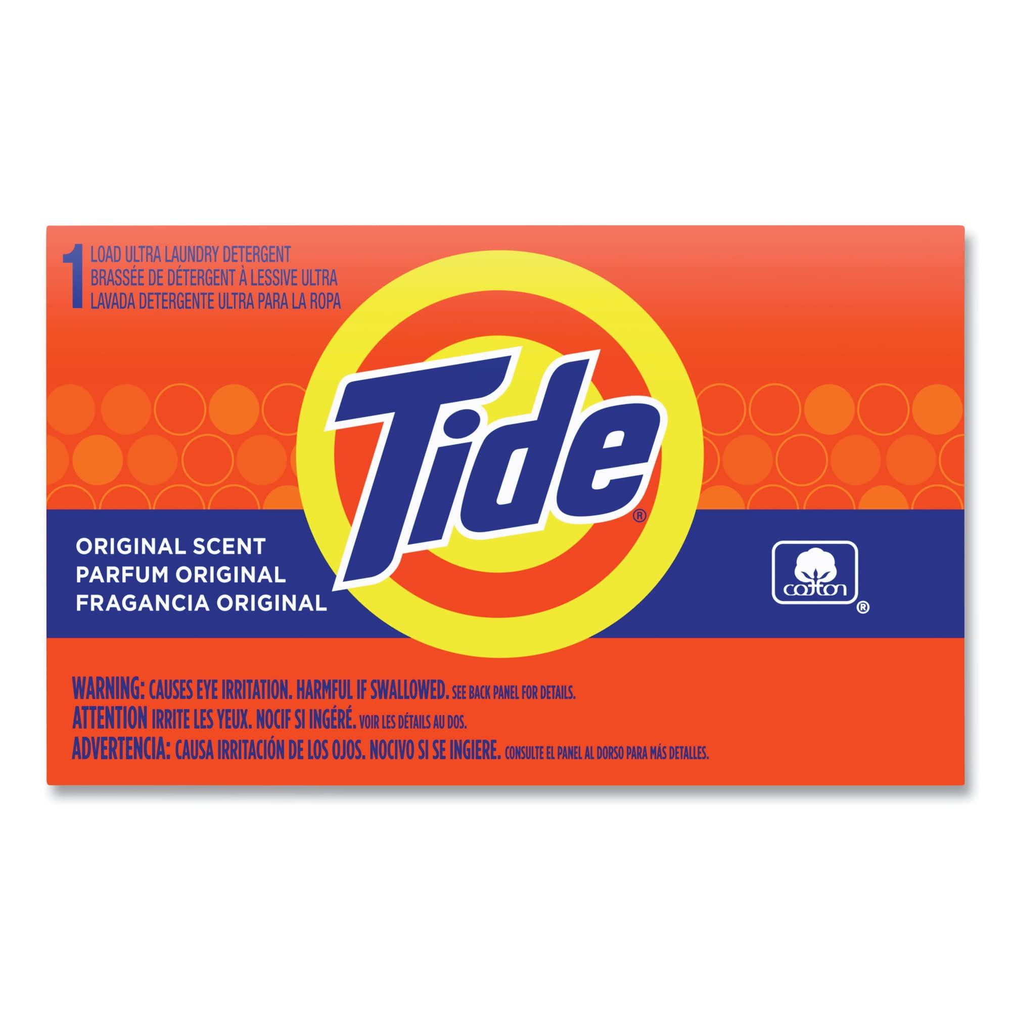 Tide Tide Powder Laundry Detergent Vending Box, 1.5 Oz, Pack Of 156 Boxes
