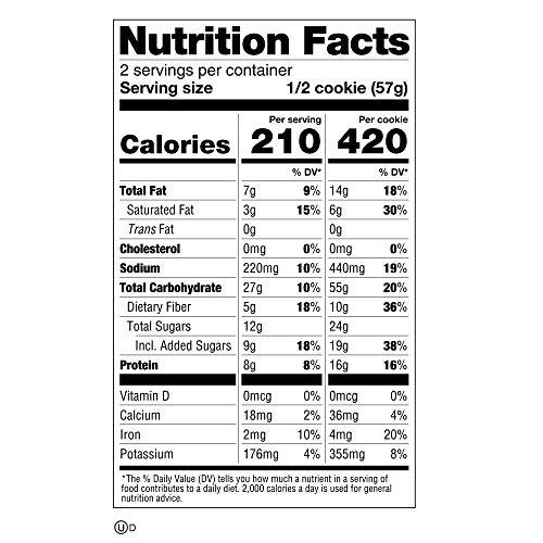 Lenny & Larry's Lenny & Larry's The Complete Cookie, Double Chocolate, Soft Baked, 16g Plant Protein, Vegan, Non-GMO, 4 Ounce Cookie (Pack of 12)