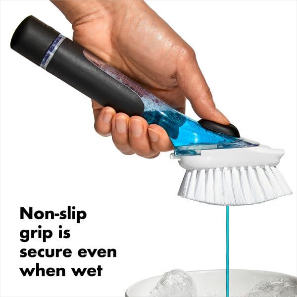 OXO OXO Good Grips Soap Dispensing Dish Scrub Brush, Cleaning Brush for Kitchen