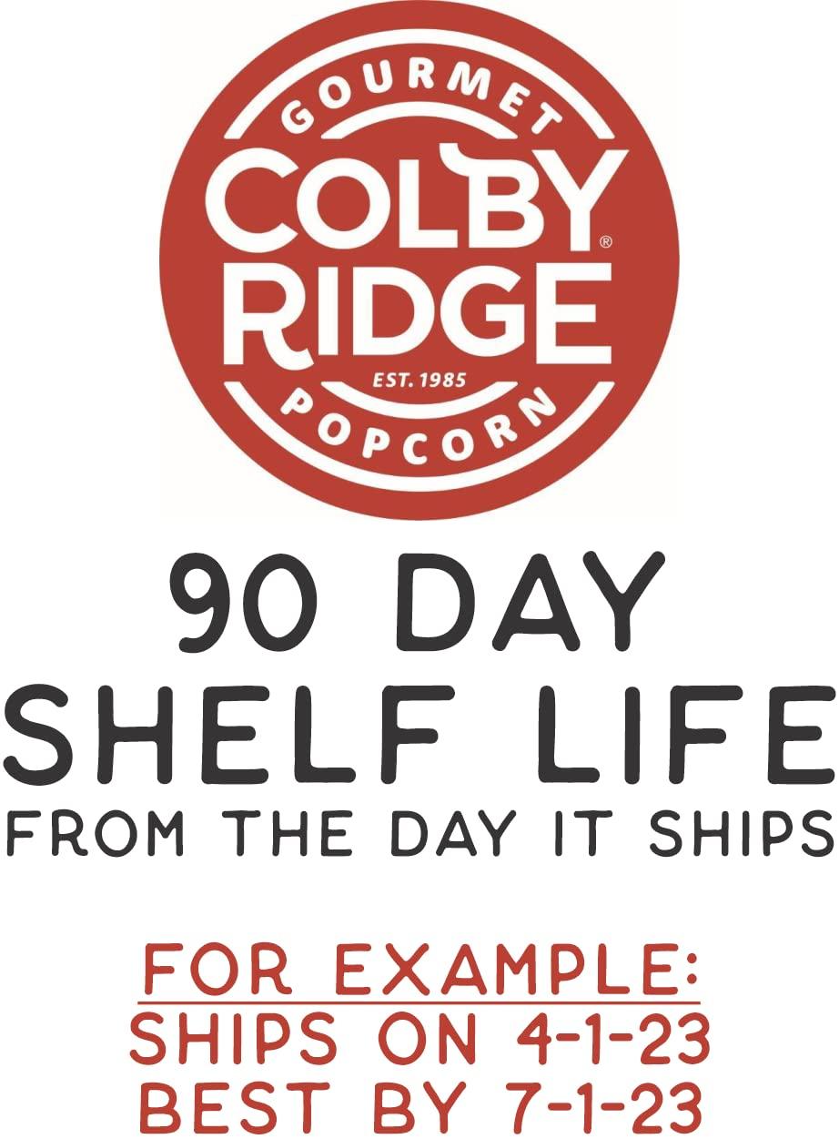 Colby Ridge Colby Ridge Cheddar Cheese Gourmet Craft Popped Gluten Free Popcorn Bulk Sized Large Gift Party Bags (Bulk 5 Gal. 80 Cups) (Cheddar Cheese)