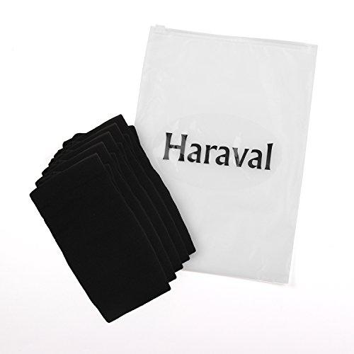 HARAVAL Compression Socks for Women Men 20-30mmHg Graduated Stockings Running Athletic 5Pairs