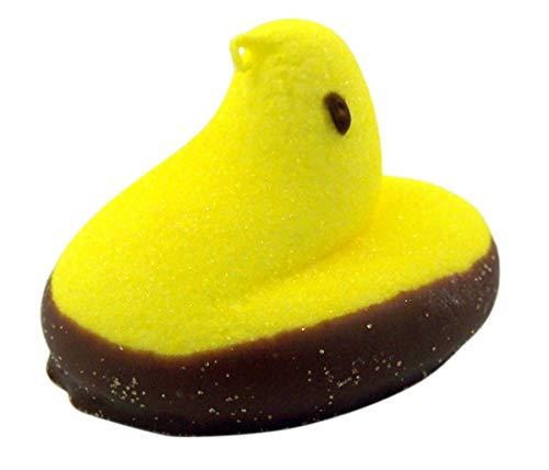Peeps 2 Pack - Milk Chocolate Dipped Marshmallow Peeps Yellow Chicks 6 Count Total