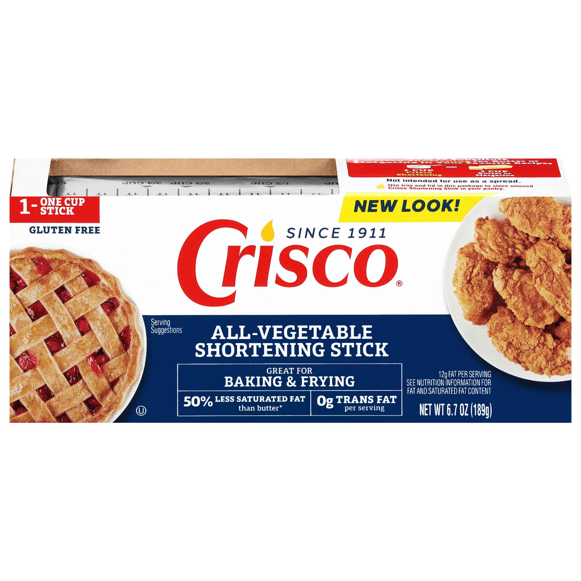 Crisco Crisco All-Vegetable Shortening Sticks, 6.7 Ounce