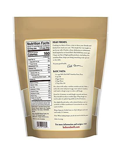 Bob's Red Mill Bob's Red Mill Semolina Pasta Flour, 24 Oz (4 Pack)