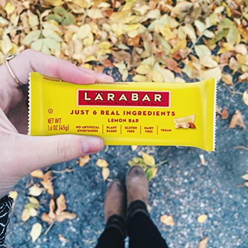 LÄRABAR Larabar Lemon Bar, Gluten Free Vegan Fruit & Nut Bars, 1.6 oz Bars, 6 ct (Pack of 8)