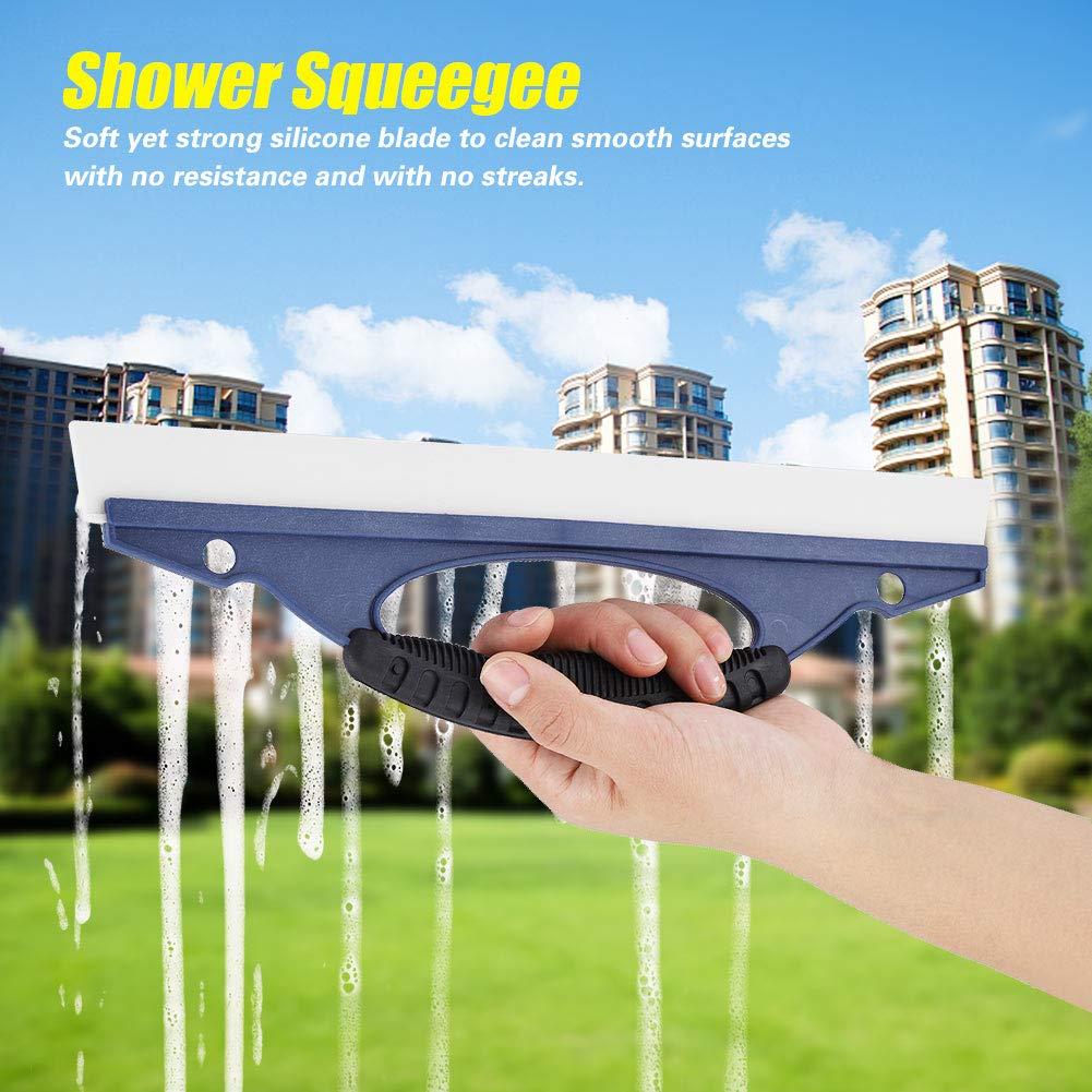 Restokki handheld squeegee squeegee for shower glass door, Shower Mini Squeegee, Doors Cars Window Glass Squeegee, Silicone Wiper