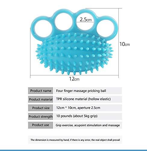 Techlove Techlove Four Finger Grip Ball, Palm Massage, Bump Stimulation, Hand Grip Exercise, Strength Recovery