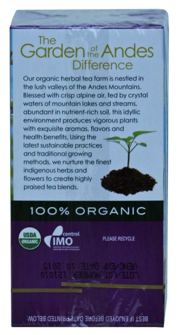 Garden of the Andes Garden of the Andes Herbal Organic Decaf Lemon Verbena Hot Tea Bags, 0.9 oz, 20 Tea BagCount
