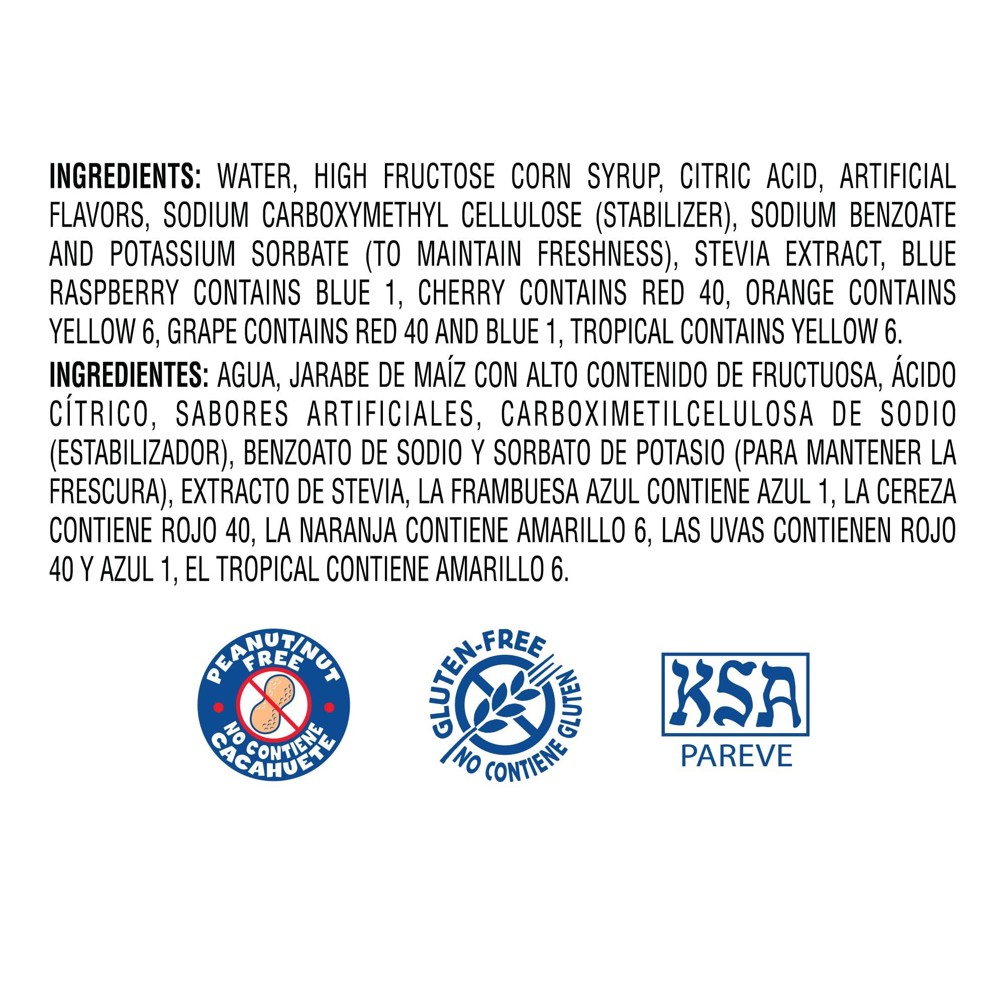 Kisko Kisko Freezies Ice Pops, Bulk Variety Giant Freezies, 27 Pieces