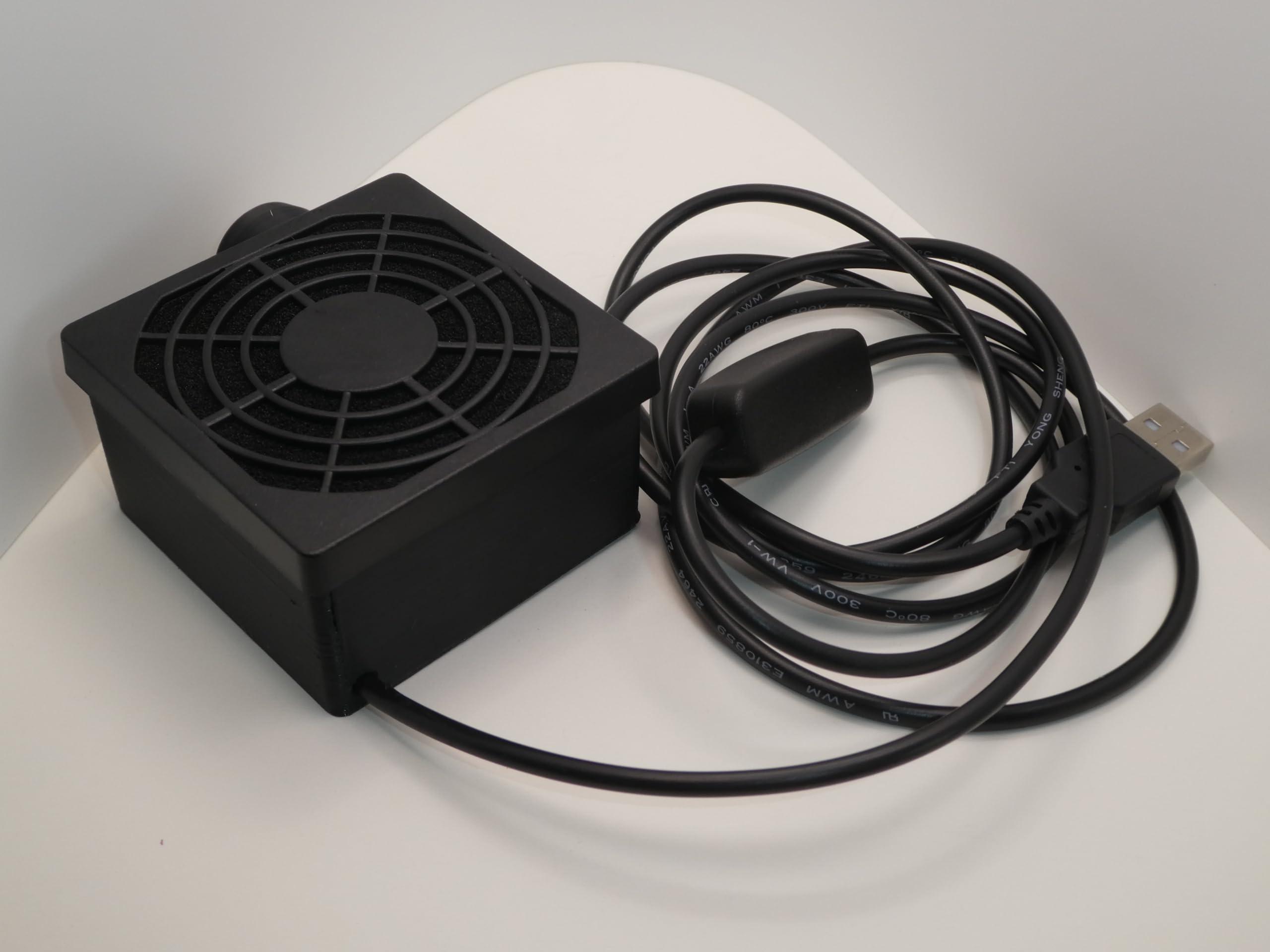 Generic Generic Hose Dryer with Filter Compatible with CPAP and BIPAP Hoses, USB Powered and Nearly Silent. (Include Both AC Adapter and Speed Control/Timer), Black