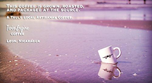 TWIN ENGINE COFFEE Twin Engine Coffee ESTATE BLEND - Breakfast Roast, Whole Bean, Nicaraguan Coffee, 400g 14.1oz | Rich Specialty Grade Coffee packaged at the source |