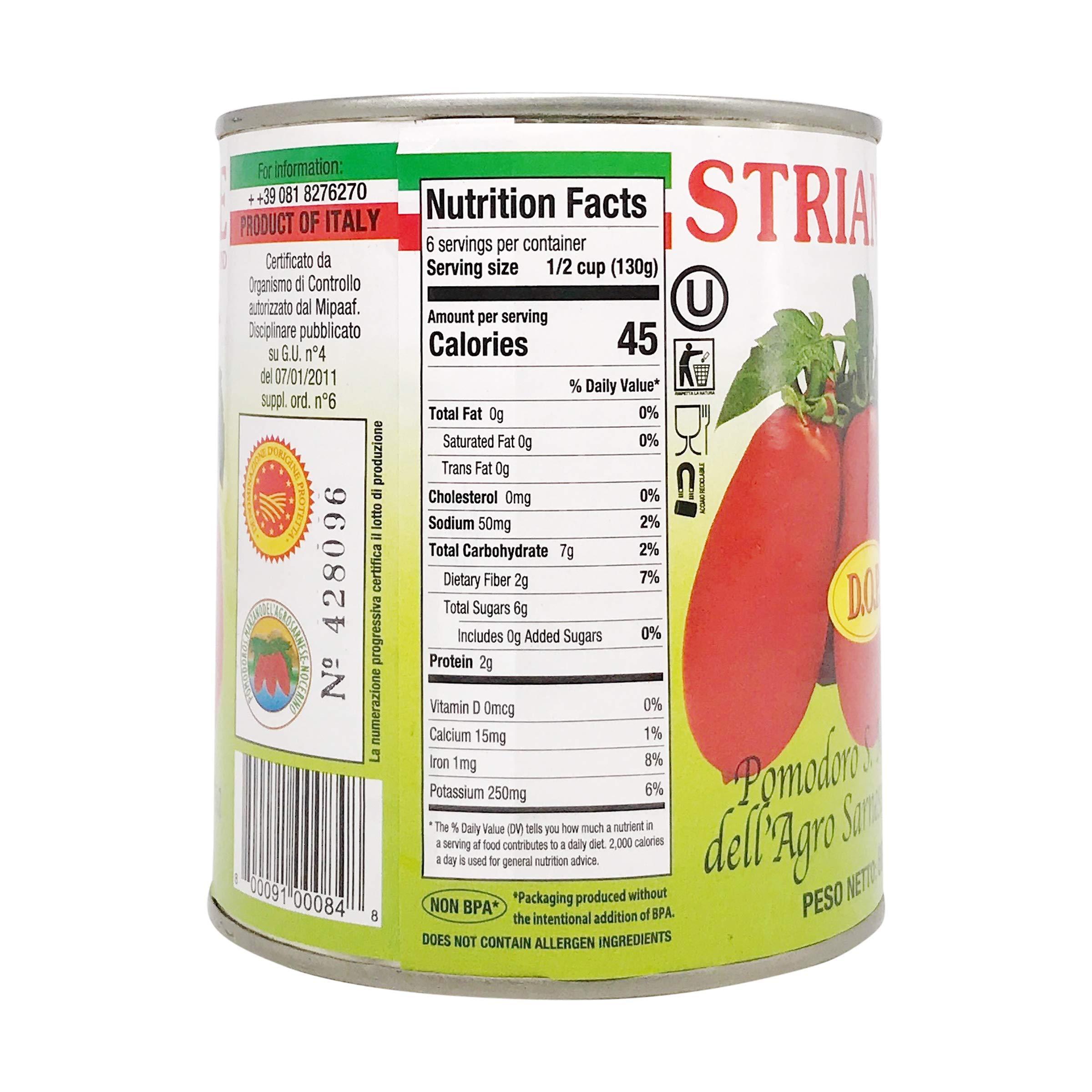Strianese Strianese San Marzano Tomatoes, DOP, 28 oz (Pack of 3)