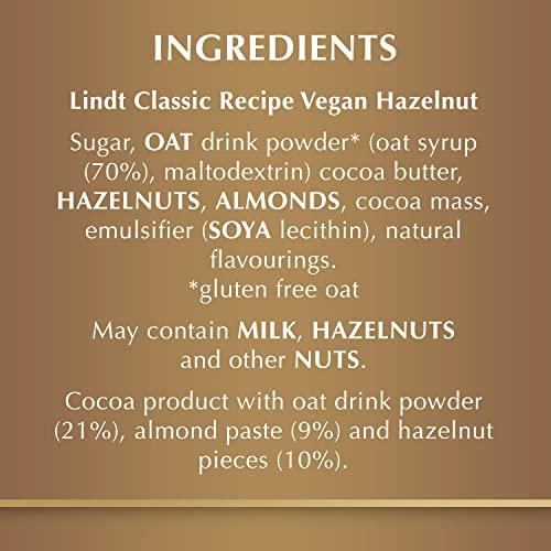 Lindt Lindt Vegan Chocolate Bar, Hazelnut, 100g