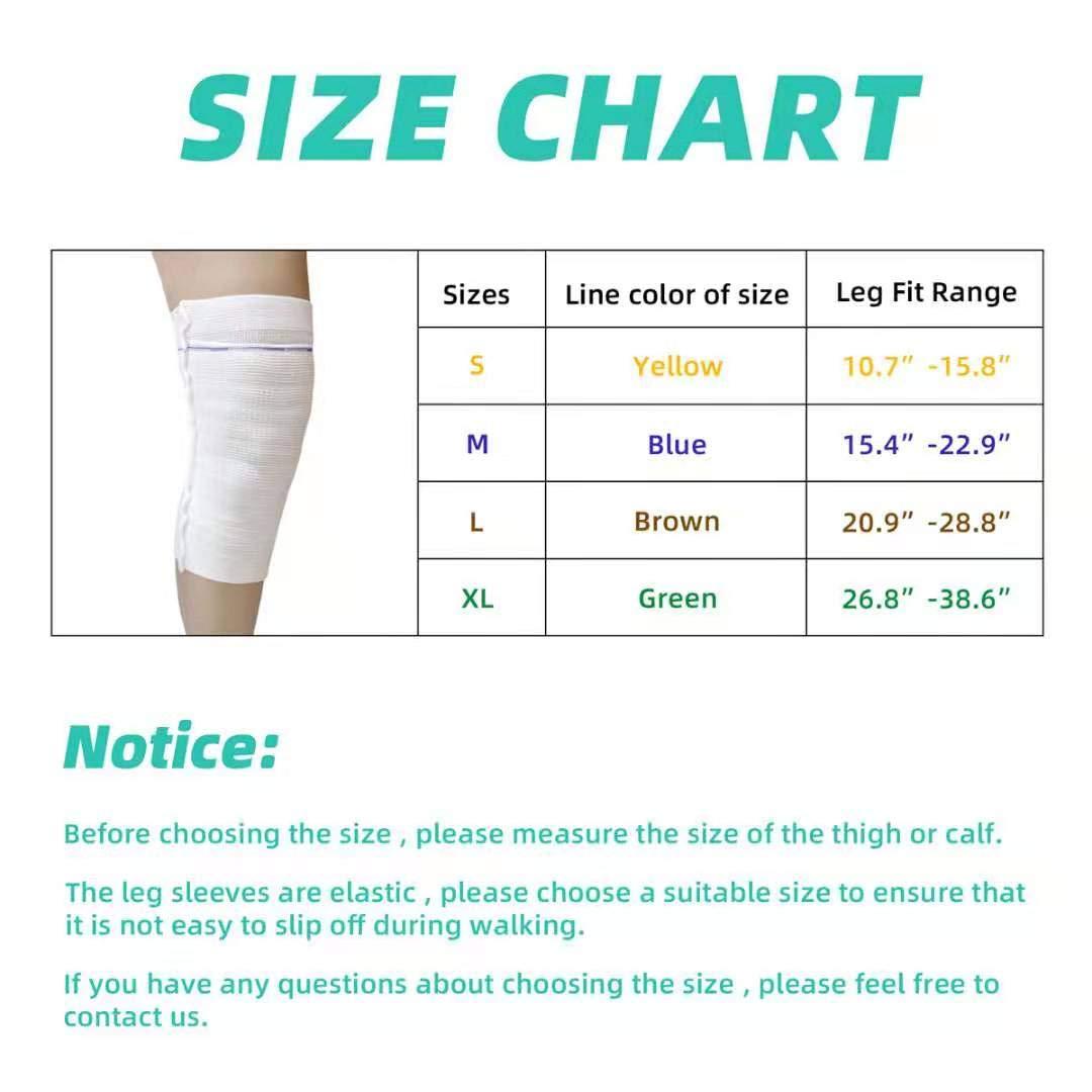 AxuuRmvin Catheter Leg Bag Holder Urine Bag Leg Sleeve Drainage Bag Covers Urinary Drainage Bag Washable Urinary Incontinence Supplies for Men,Women (S-1)