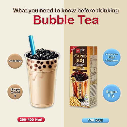 BSC Soy BSC Soy Milk with Coconut Jelly (Brown Sugar: Taiwanese Milk Tea Flavour) - Pack 3 of 230ml