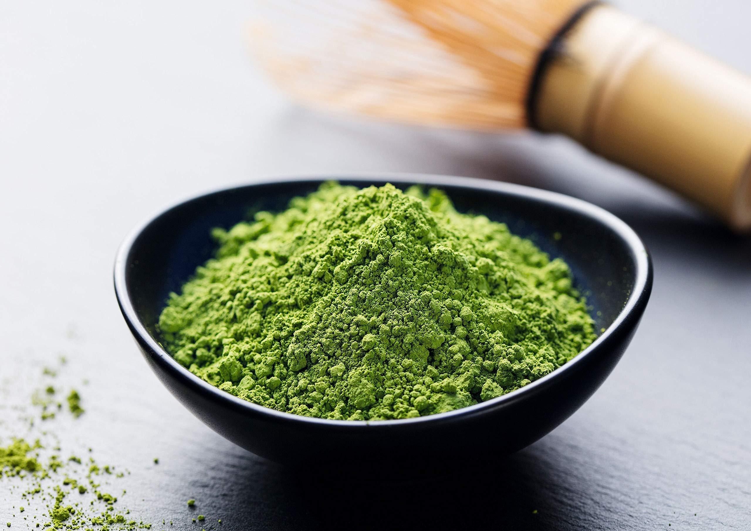 Food to Live Food to Live Organic Matcha Green Tea Powder, 4 Ounces Non-GMO, Kosher, Authentic Japanese Origin - Gourmet Grade, Vegan, Great for Tea, Smoothies, Lattes, Desserts, Baking, Sirtfood, Bulk