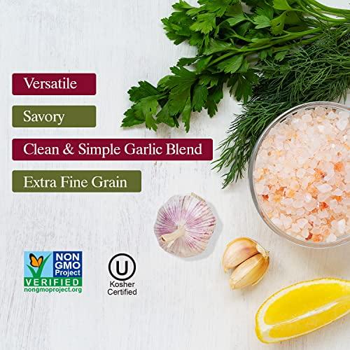 Himalayan Chef Himalayan Chef Himalayan Pink Garlic Salt -3.6 Oz (Pack of 1), Small Grinder of Garlic Salt Seasoning, Natural & Certified