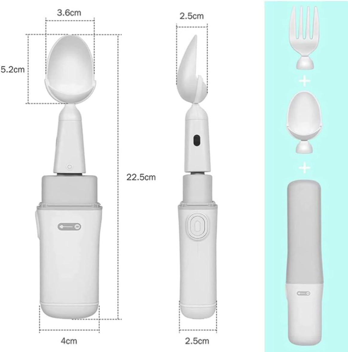 HDCCDM HDCCDM Parkinson Spoon for Hand Tremor, Partable Steady Spoon and Fork with Self Stabilizing Smart Lift Kit, for Parkinsons Patients or Tremors Sufferers