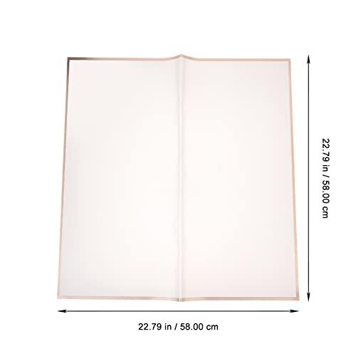 Operitacx Operitacx 20 Sheets flower bouquet wrapping paper wrapping paper floral paper Rose flower material translucent flower wrapping Material bouquet supplies sheet craft paper