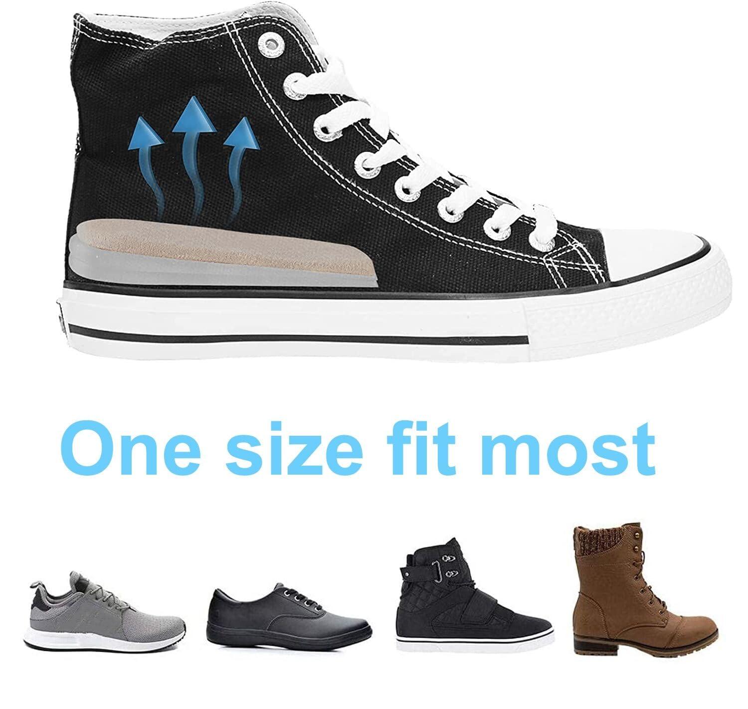 Olukssck Adjustable Orthopedic Heel Lift Inserts, 1/4" to 1" Gel Heel Pads, Height Increase Insole for Leg Length Discrepancies, Heel Spurs, Heel Pain, Sports Injuries, and Achille tendonitis (4 Layers), Small