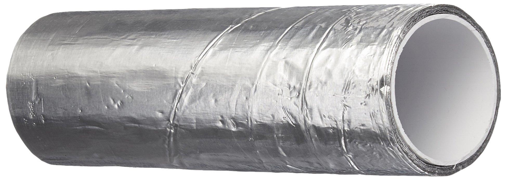 TapeCase 3M 431 Silver High Temperature Aluminum/Acrylic Adhesive Foil Tape, 6" width x 5yd length (1 roll)