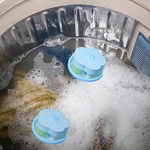 Bavokon 4 Pcs Hair Filter Cleaning Mesh Bag | Floating Lint Hair Catcher | Lint Catcher For Laundry | Pet Hair Remover For Laundry,Washing Machine Floating Lint Mesh Bag | Clean Pet Bedding In Washing Machine
