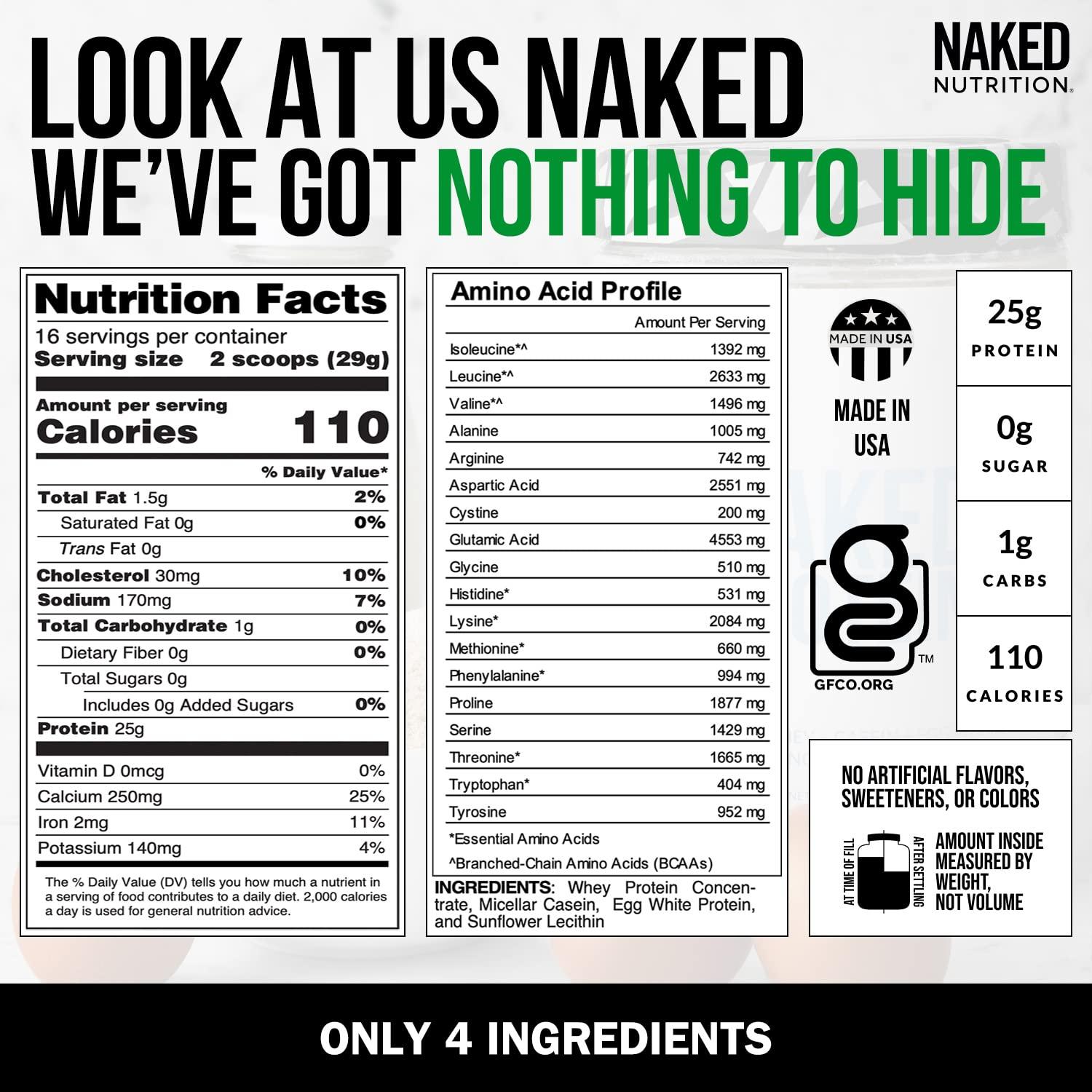 NAKED nutrition NAKED Protein Powder Blend PB Bundle