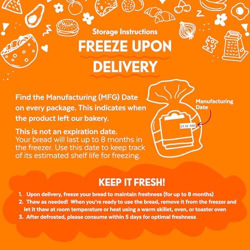 Toufayan Bakeries Toufayan Everything Smart Pockets Pita Bread | Naturally Vegan (3 Pack, 18 Pitas Total)