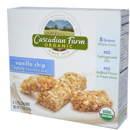 Cascadian Farm Cascadian Farms Chewy Granola Bars Vanilla Chip - 5 Bars