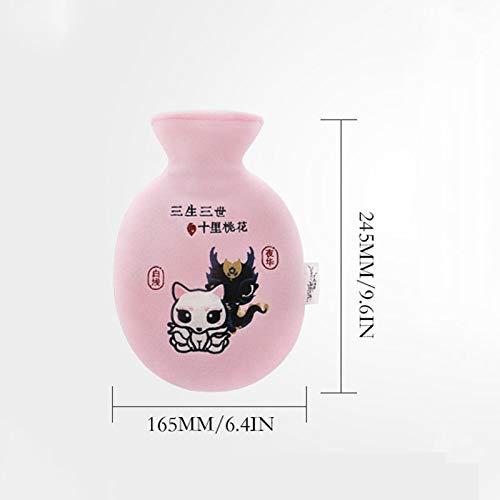 BABULE BABULE Hot Water Bottles Durable Hot Water Bag Mini Water Heater Bag Hot Water Bottle Great for Pain Relief Hot and Cold Water-Filled Hot Water Bottle Hot Water Bag/C