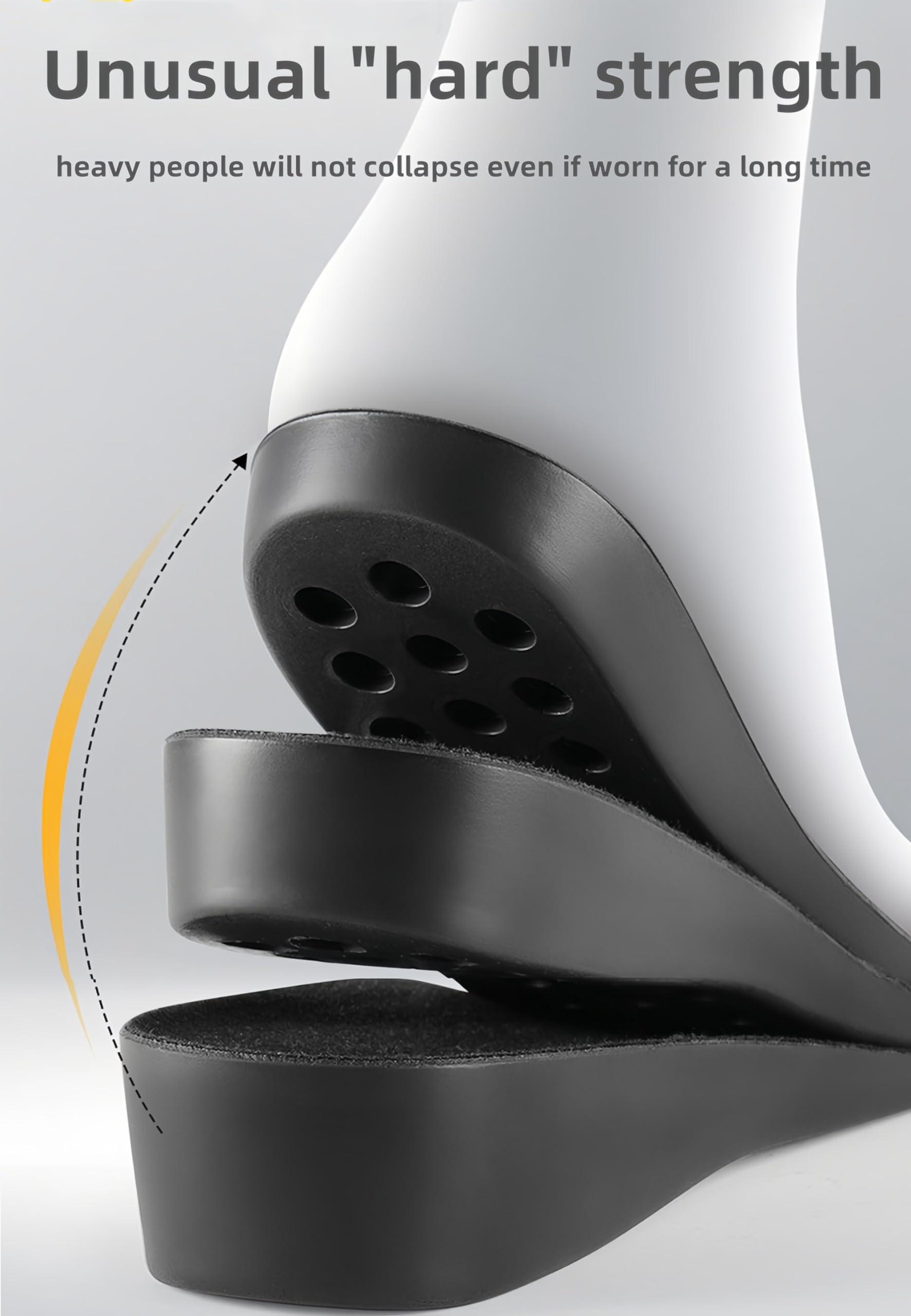 MysDlanG Heel Shoe Lift Inserts for Women,Height Boosters Insoles Men,Height Increase Insoles,Taller Shoe Inserts,High Pads for Men,Orthopedic Highpads,Heel Wedges (1 PAIR) (0.8\'\'UP, (FL9.5\'\'Us Women\'s 7-7.5))