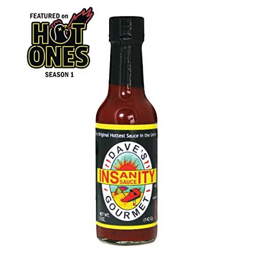 Dave's Gourmet Dave's Gourmet Insanity Hot Sauce, The Original Hottest Sauce in the World, 5 Ounce (Pack of 3)