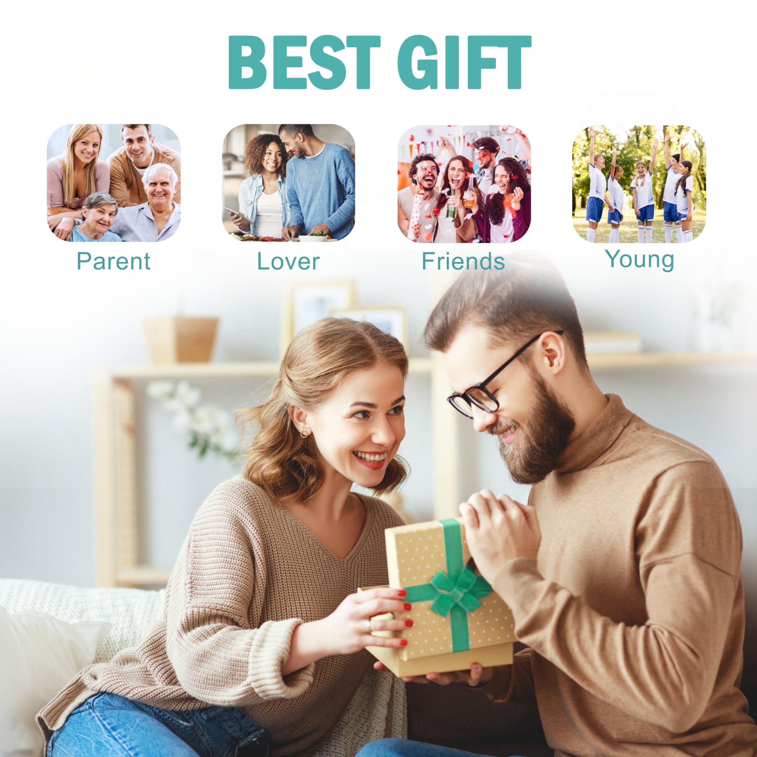 DAILYLIFE DAILYLIFE Shiatsu Neck and Back Massager with Heat, Electric Deep Kneading Massager for Neck Pain, Shoulder, Waist, Leg and Foot, Stress Relief for Men, Women, Mom, Dad