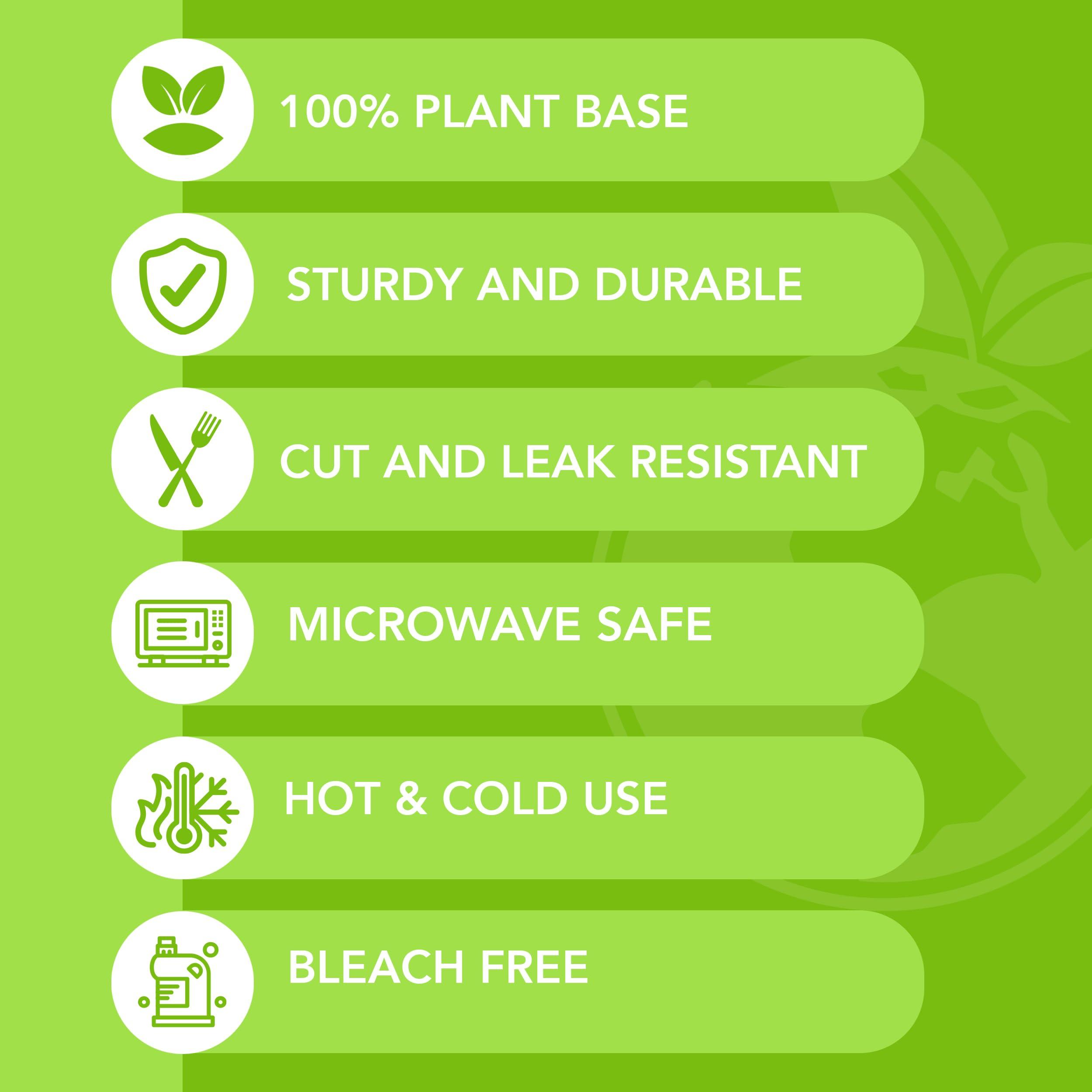 Plant Plate Plant Plate Compostable Paper Bowls - Heavy Duty, Eco Friendly Disposable Plates Made with Sugarcane Bagasse. Strong, Durable and Microwave Safe - (18 oz bowl, 150 Pack, Bulk) (150, 18oz)