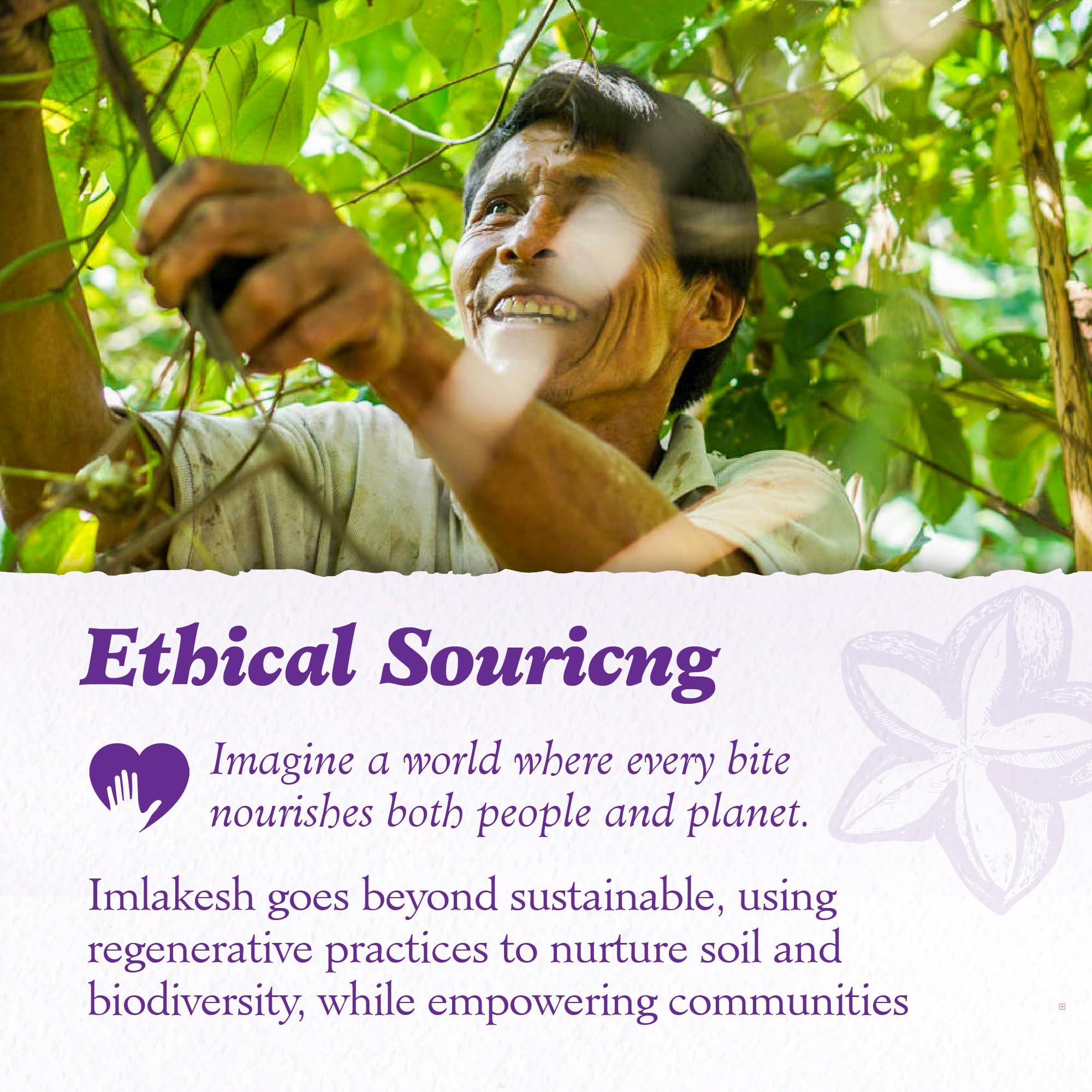 Imlak'esh Organics Imlakesh Organics - Organic Spirulina Powder - Blue-Green Algae Powder - Superfood with Protein and Antioxidants - Vegan, Non-GMO, and Gluten Free (14oz Glass Jar)