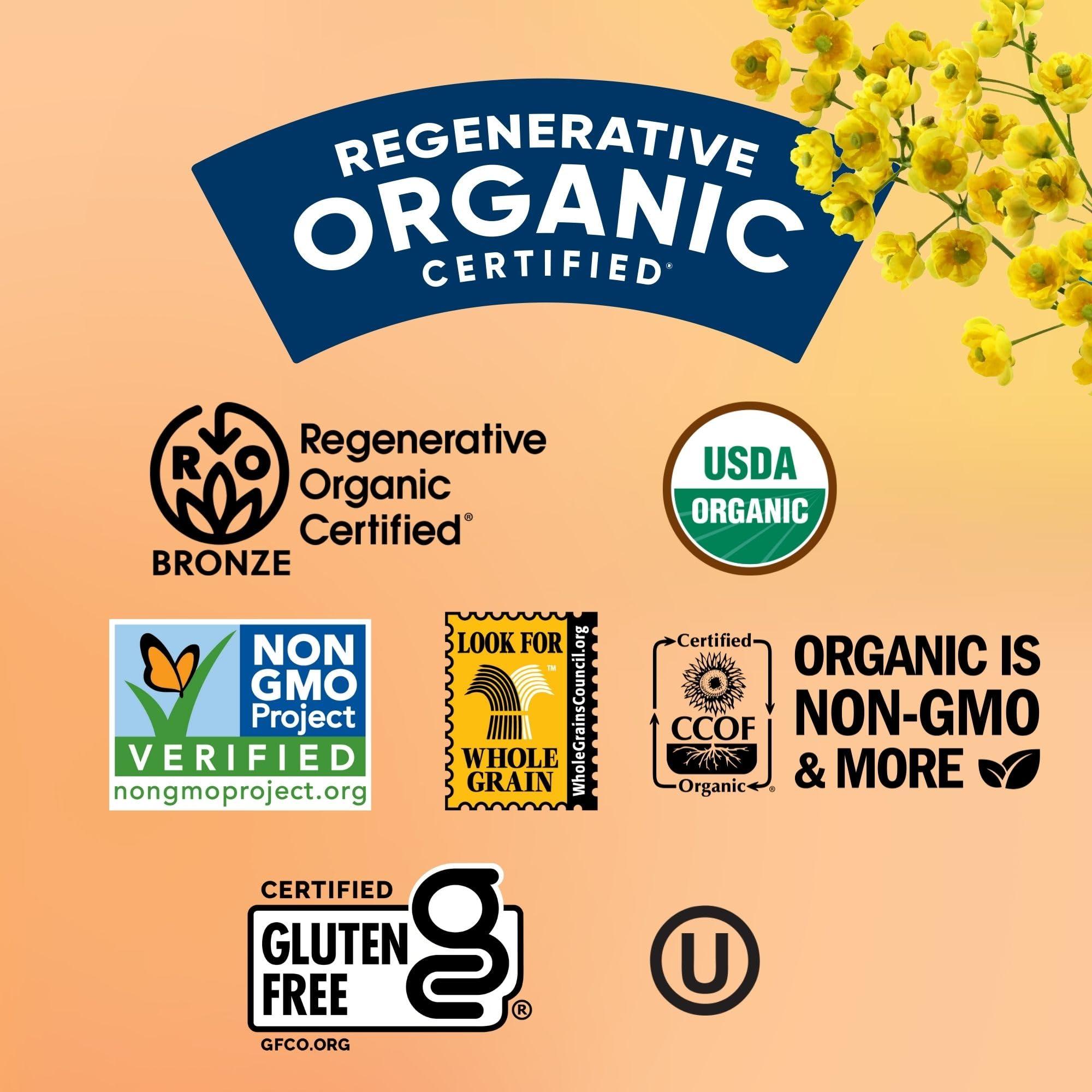 Lundberg Lundberg Short Grain Brown Rice, Regenerative Organic Certified, 6-Pack Slightly Nutty, Sticky Rice Responsibly Grown in California, 32 Oz Ea