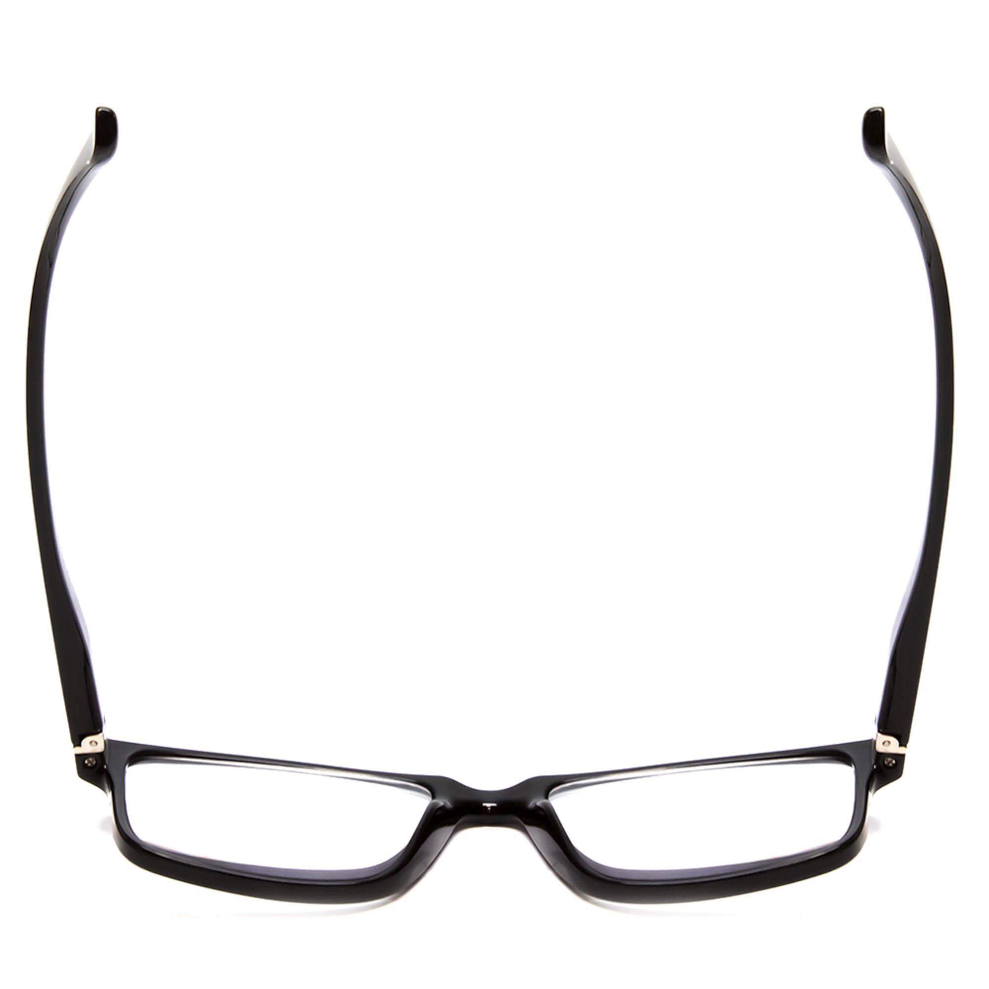 Medspex Medspex Blue Light Blocking Reading Glasses +1.75 Black Men Women Designer Computer Readers Trendy Durable Modern Eyeglass