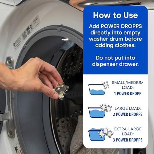 dropps Dropps Sensitive Skin Laundry Detergent Pods, Unscented (64 Tablets) - Dermatologist Tested Laundry Pods - HE Compatible Laundry Supplies for Clean Clothes, Vegan & Dye-Free
