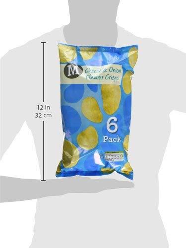 Morrisons Morrisons Cheese and Onion Flavour Crisps Multipack 6 x 25g