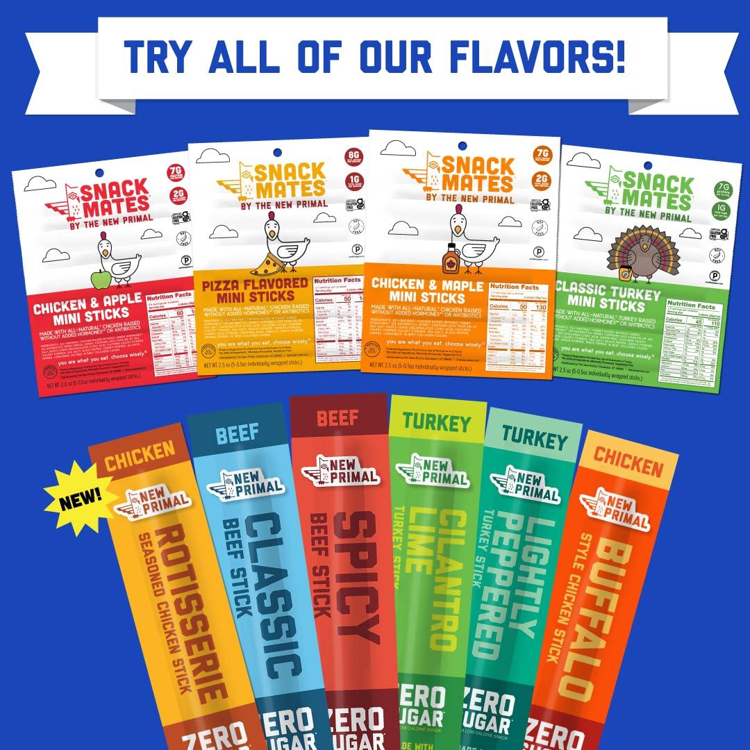 The New Primal The New Primal Jerky Turkey Stick 1 oz, 1 Ounce (Pack of 1) (4003)