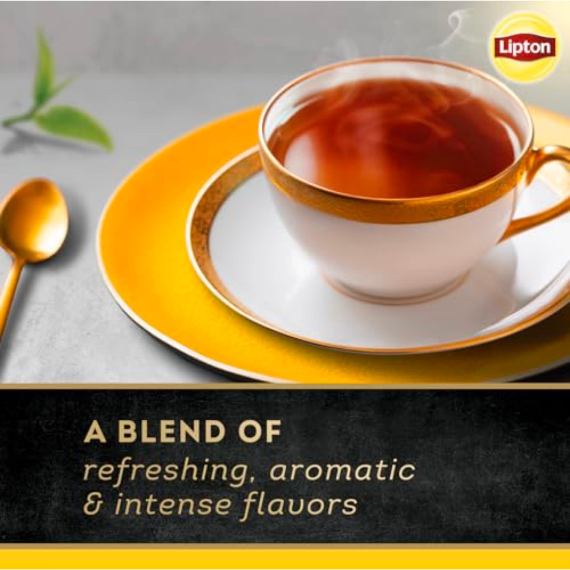 Lipton Lipton Black Tea English Breakfast, Pyramid Tea Bags, Flavored Teabags, 80 Total Bags (20ct - Pack of 4)