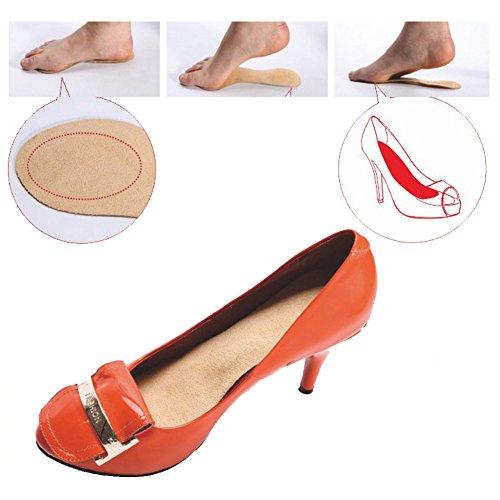 Bringsine Bringsine Velvety Insole Gel Shoe Insoles for Women High Heels Provide Heel Pain Relief, Comfortable Heel Inserts, Plantar Fasciitis, Heel Spurs, 3/4 Pain Relief Insoles Shoe Pads