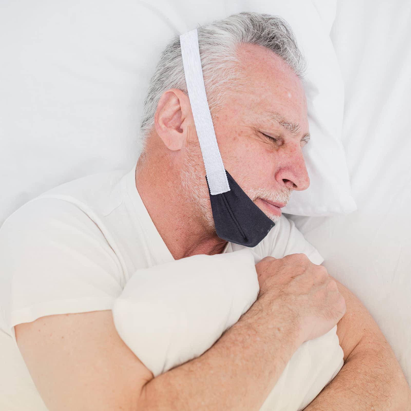 PalpitateC PalpitateC Upgrades Chin Strap Effective Mouth-Snoring Relief, Anti Snoring Men Women Universal, Adjustable Snoring Solution Effectively Regulate Snoring and Regulate Sleep, Chin Strap Resmed - 1 Pack