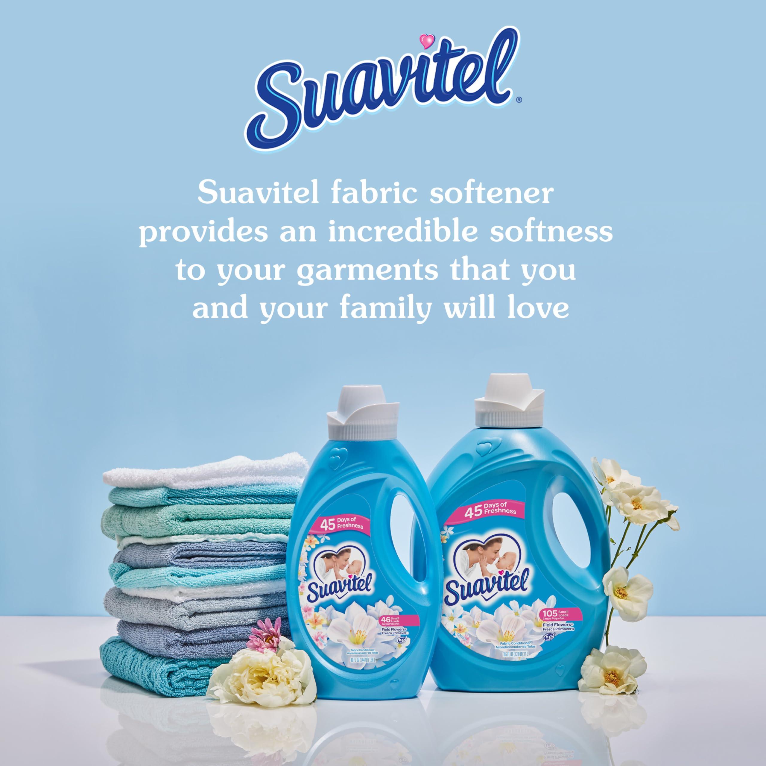 Suavitel Suavitel Fabric Softener, Field Flowers, 25 oz (Pack of 12)