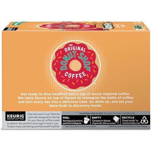 The Original Donut Shop The Original Donut Shop Caramel Apple Pie Coffee, Keurig K-Cup Pod, Light Roast, 72 Count (6 Packs of 12)