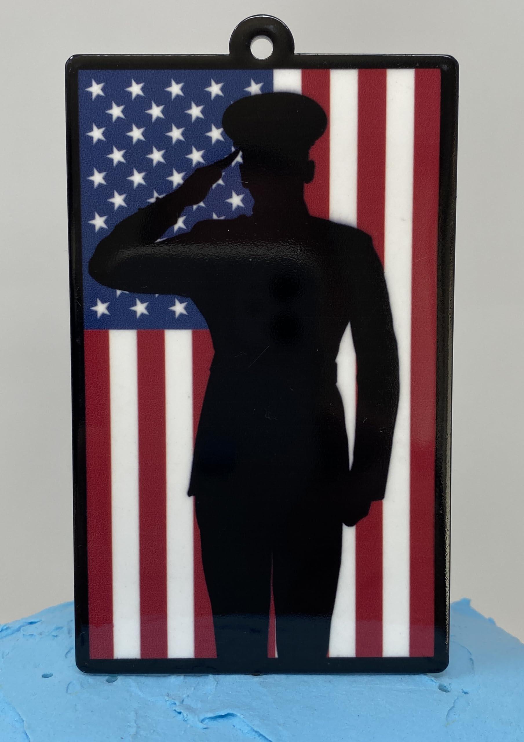 Generic Generic Marines Armed Forces Cake Topper Set