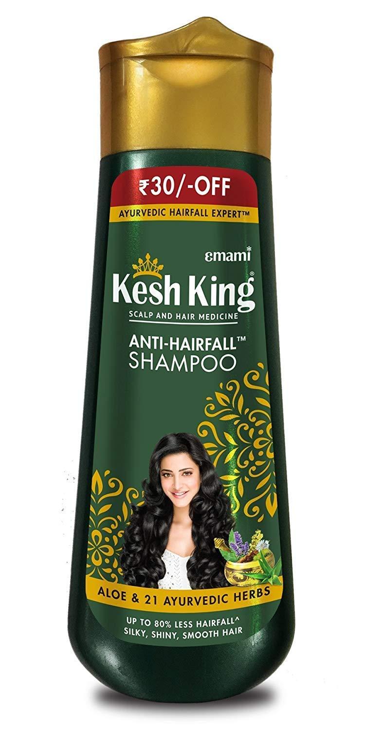 KESH KING KESH KING Ayurvedic Oil & Hair Shampoo | Herbal Hair Care Combo Pack | Provides Deep Nourishment | Improves Hair Growth | Gives Longer & Stronger Hair - (100ml+200ml)