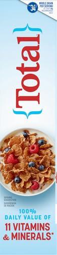 Total Total Breakfast Cereal, 100% Daily Value of 11 Vitamins & Minerals, Whole Grain Cereal, 16 oz (Pack of 5)
