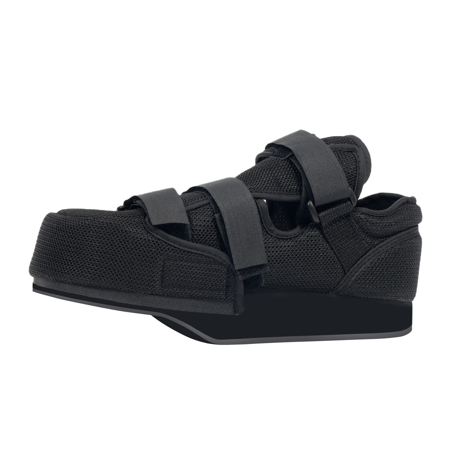 GHORTHOUD GHORTHOUD Forefoot Off-Loading Post Op Shoe Closed Toe Medical Walking Boot for Broken Toe Orthopedic Foot Brace for Post Bunion Hammertoe Surgery Brace (S)