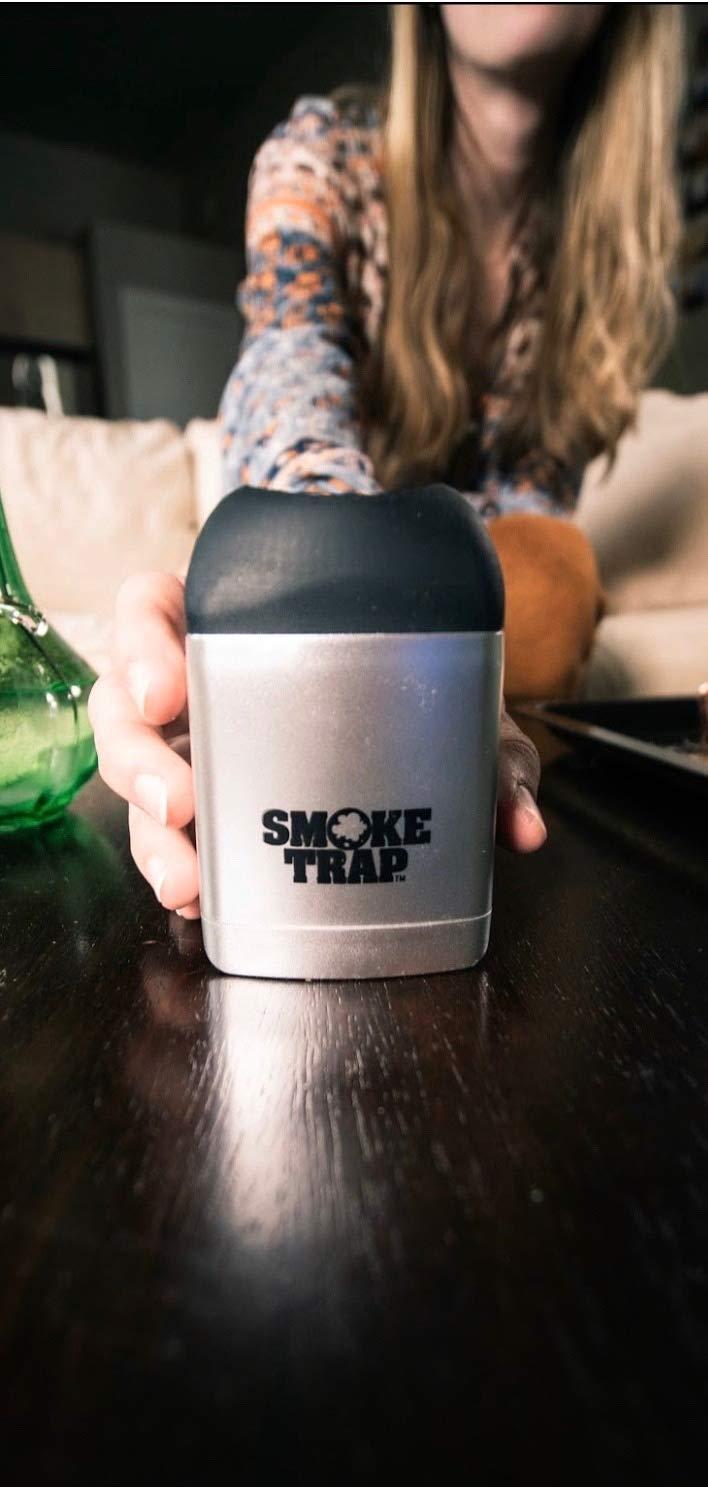 Smoke Trap Smoke Trap 2.0 - Personal Air Filter (Sploof) - Smoke Filter with Replaceable Filter - 300+ Uses (Silver)